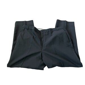 Town Craft Mens Ankle Trouser Pants Blue Size 42x30 Straight Leg Slash Pockets